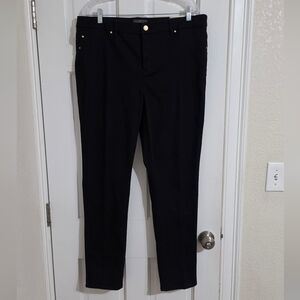 NWT Chico's So Slimming Black Jegging with Gold Hardware Size 3 (US 16-18)